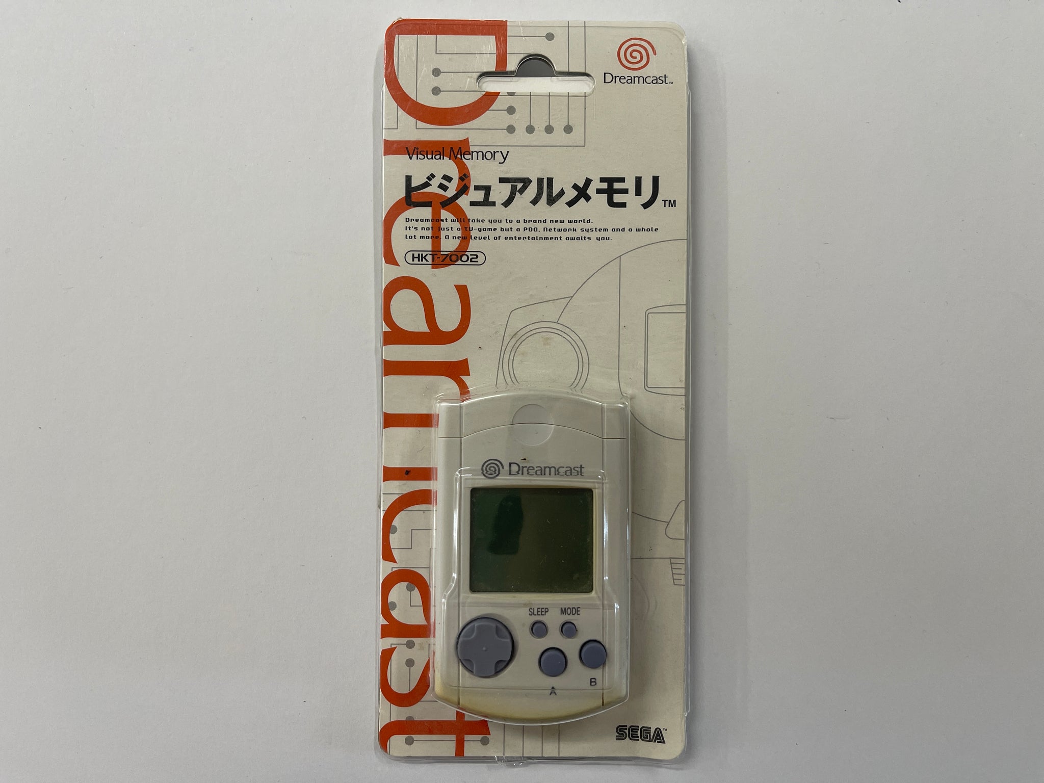 VMU Dreamcast Bleu Transparent - Visual Memory Unit HKT-7000 - SEGA - Neuf