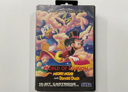 World Of Illusion Mickey Mouse & Donald Duck Complete In Original Case
