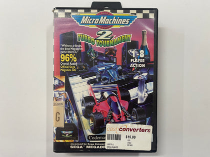 Micro Machines Turbo Tournament 2 Complete In Original Case