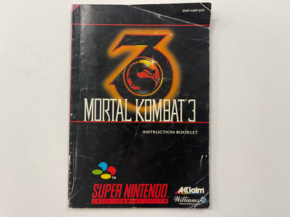 Mortal Kombat 3 Game Manual