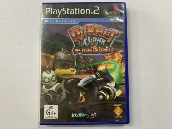 Ratchet & Clank 3 Up Your Arsenal - PS2 Replacement Case – GameCaseCaveAU