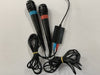 Genuine SingStar Red & Blue Microphones with USB Adaptor