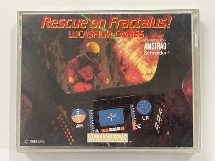 Rescue On Fractalus Lucasfilms Amstard CPC Complete In Original Case