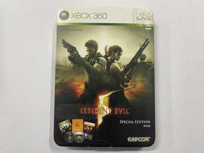 Resident Evil 5 Special Edition Complete In Original Steelbook Case with Outer Insert