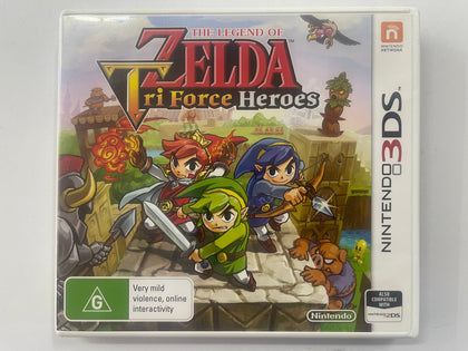 The Legend Of Zelda Tri Force Heroes Complete In Original Case