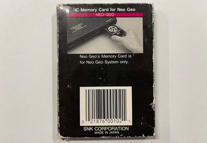 Neo Geo AES Memory Complete In Box