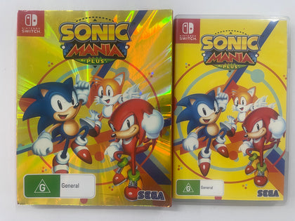 Sonic Mania Plus Complete In Original Case with Outer Insert