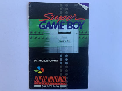 Super Gameboy Game Manual