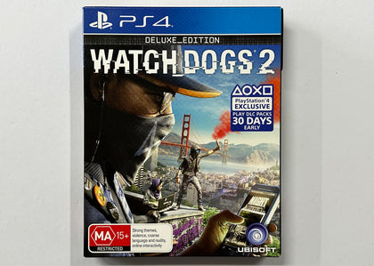 Watch Dogs 2 Deluxe Complete In Original Case with Outer Case