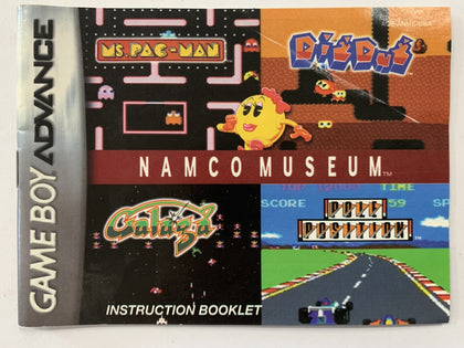 Namco Museum Pac Man Galaga Game Manual