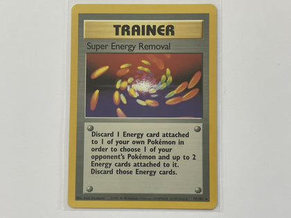 Trainer Super Energy Removal 79/102 Base Set Pokemon TCG Card In Protective Penny Sleeve