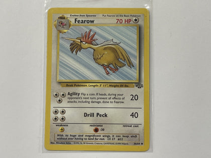 Fearow 36/64 Jungle Set Pokemon TCG Card In Protective Penny Sleeve