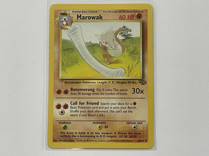 Marowak 39/64 Jungle Set Pokemon TCG Card In Protective Penny Sleeve