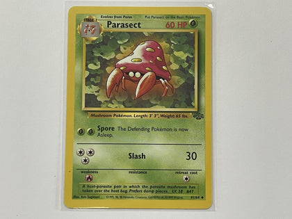 Parasect 41/64 Jungle Set Pokemon TCG Card In Protective Penny Sleeve