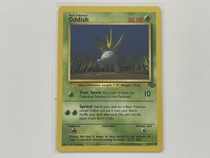 Oddish 58/64 Jungle Set Pokemon TCG Card In Protective Penny Sleeve