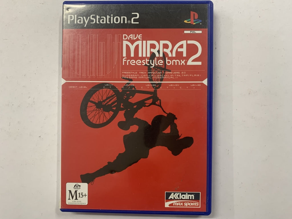 Dave Mirra Freestyle BMX 2 Complete In Original Case