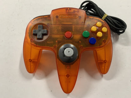 Genuine Nintendo 64 Fire Orange Funtastic Controller