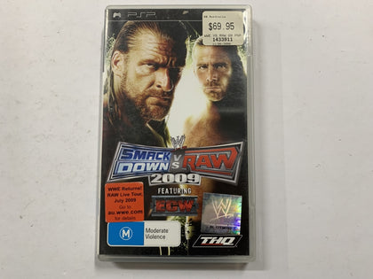 Smackdown VS Raw 2009 Featuring ECW Complete In Original Case