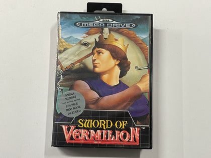 Sword Of Vermilion Complete In Original Case