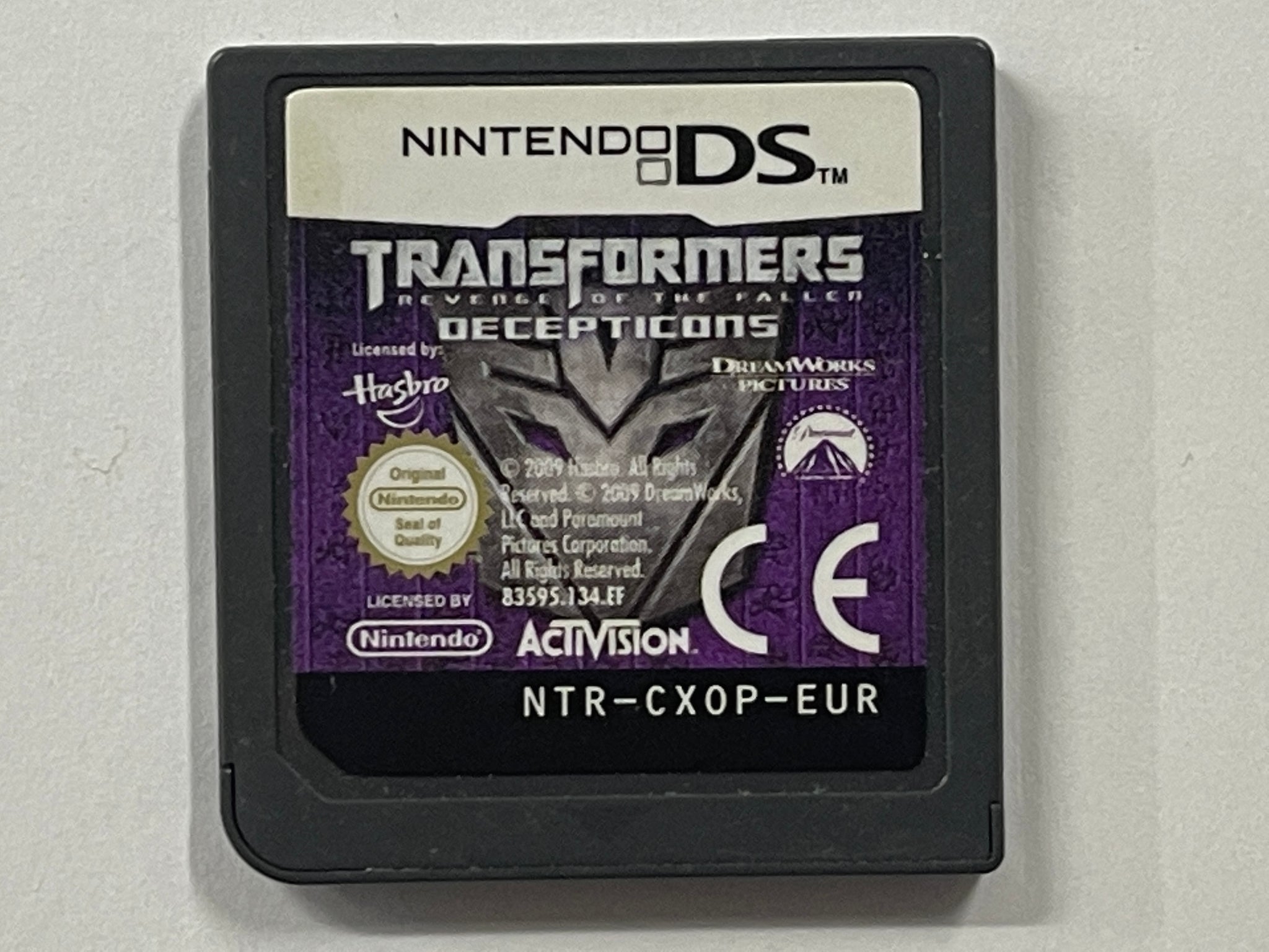 Transformers Revenge Of The Fallen Decepticons Cartridge