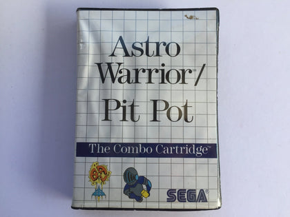 Astro Warrior / Pit Pot Master System Sega rétrogaming PAL original Astro Warrior / Pit Pot Master System Sega rétrogaming PAL original