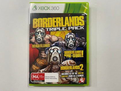 Borderlands Triple Pack Complete In Original Case