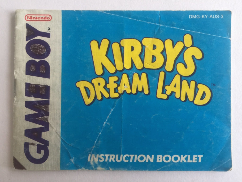 Kirby's Dream Land Game Manual