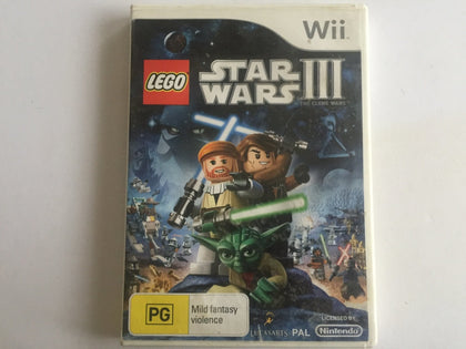 Lego Star Wars 3 The Clone Wars Complete In Original Case