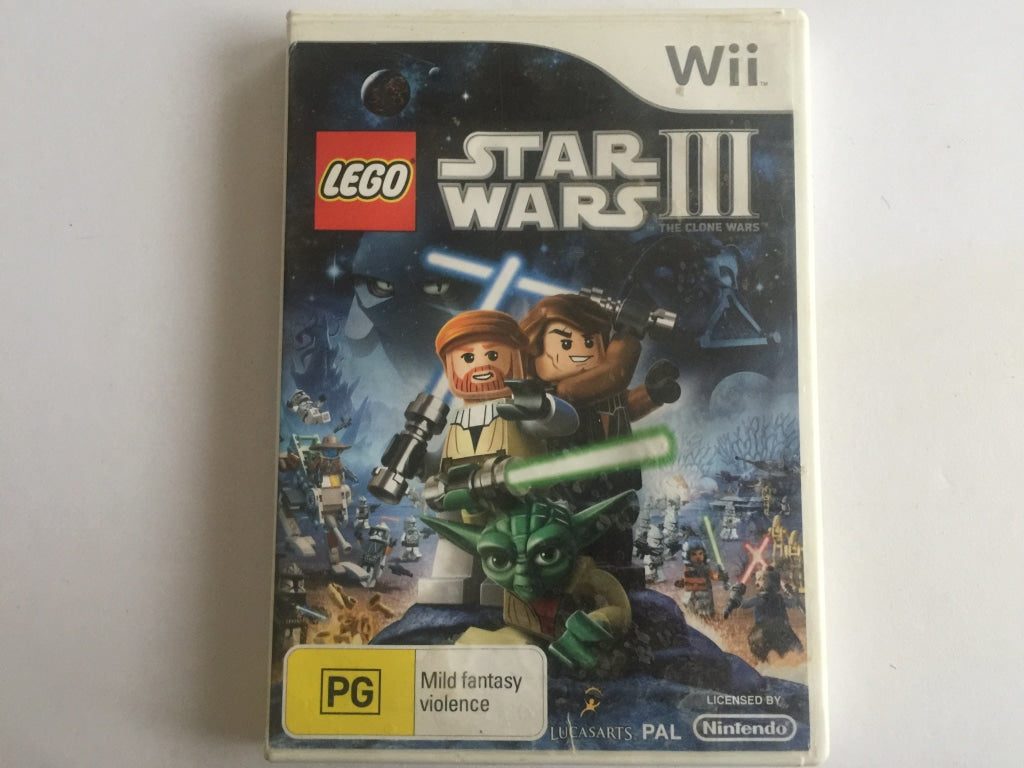 Lego Star Wars 3 The Clone Wars In Original Case