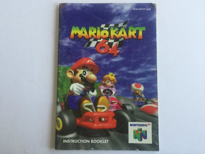 Mario Kart 64 Game Manual
