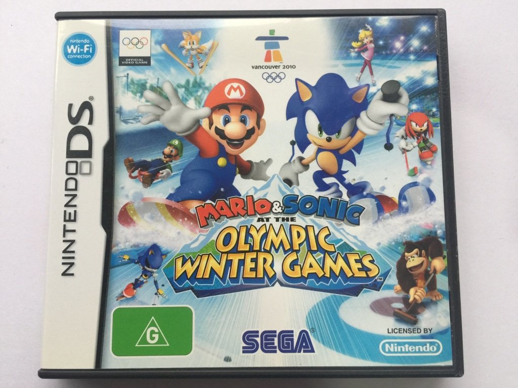 Mario & Sonic At The Olympic Winter Games Complete In Original Case