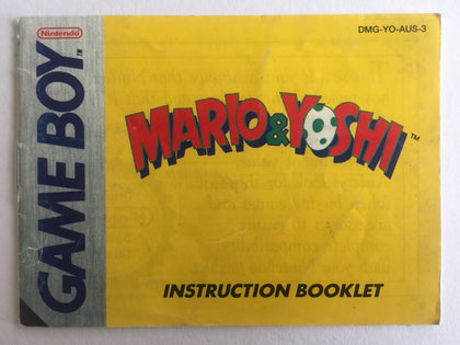Mario & Yoshi Game Manual