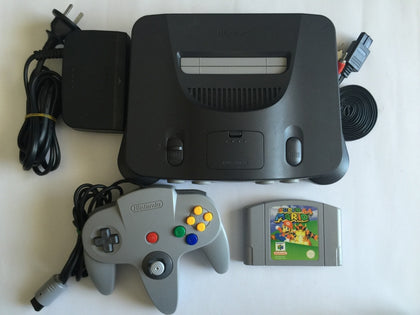 Nintendo 64 N64 Console With 1 Controller & Super Mario