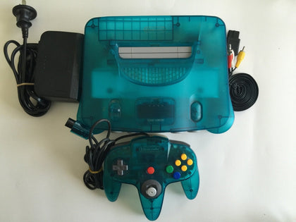 Limited Edition Funtastic Ice Blue Nintendo 64 N64 Console
