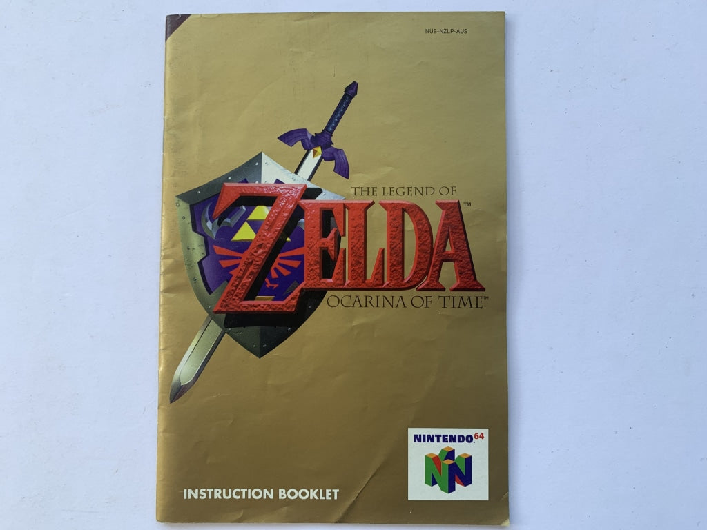 The Legend Of Zelda Ocarina Of Time Game Manual