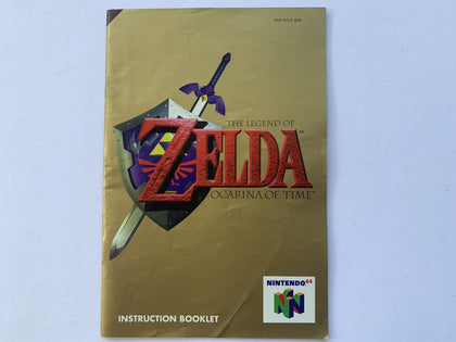 The Legend Of Zelda Ocarina Of Time Game Manual