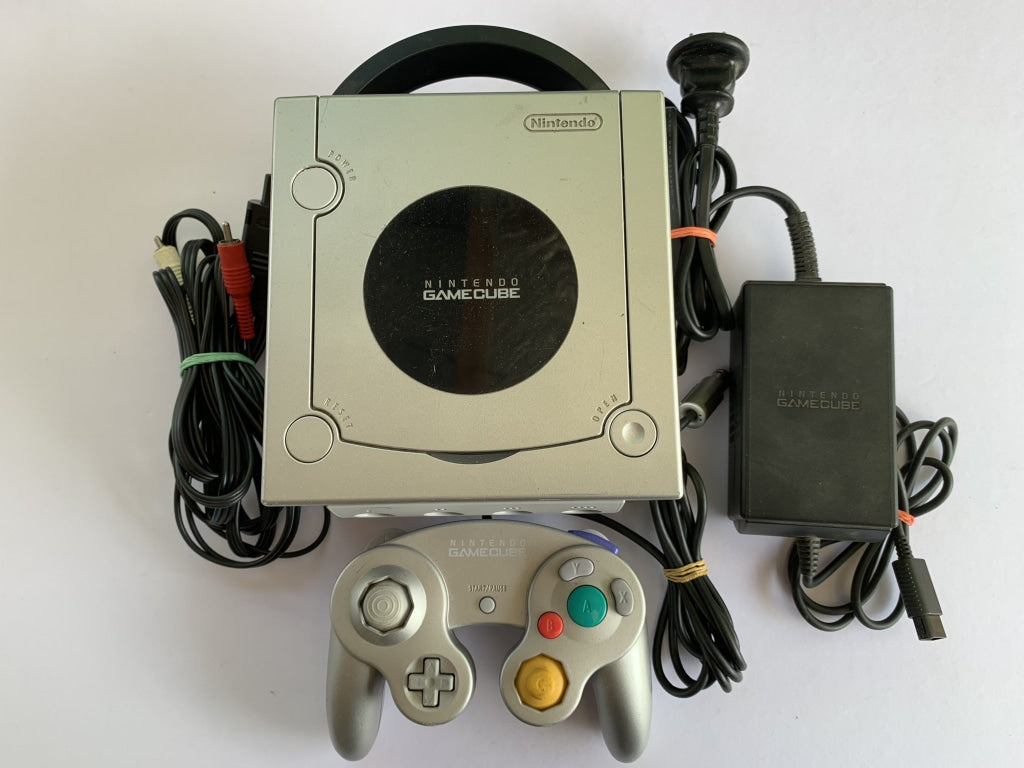 Limited Edition Platinum Silver GameCube Console with Controller – The ...