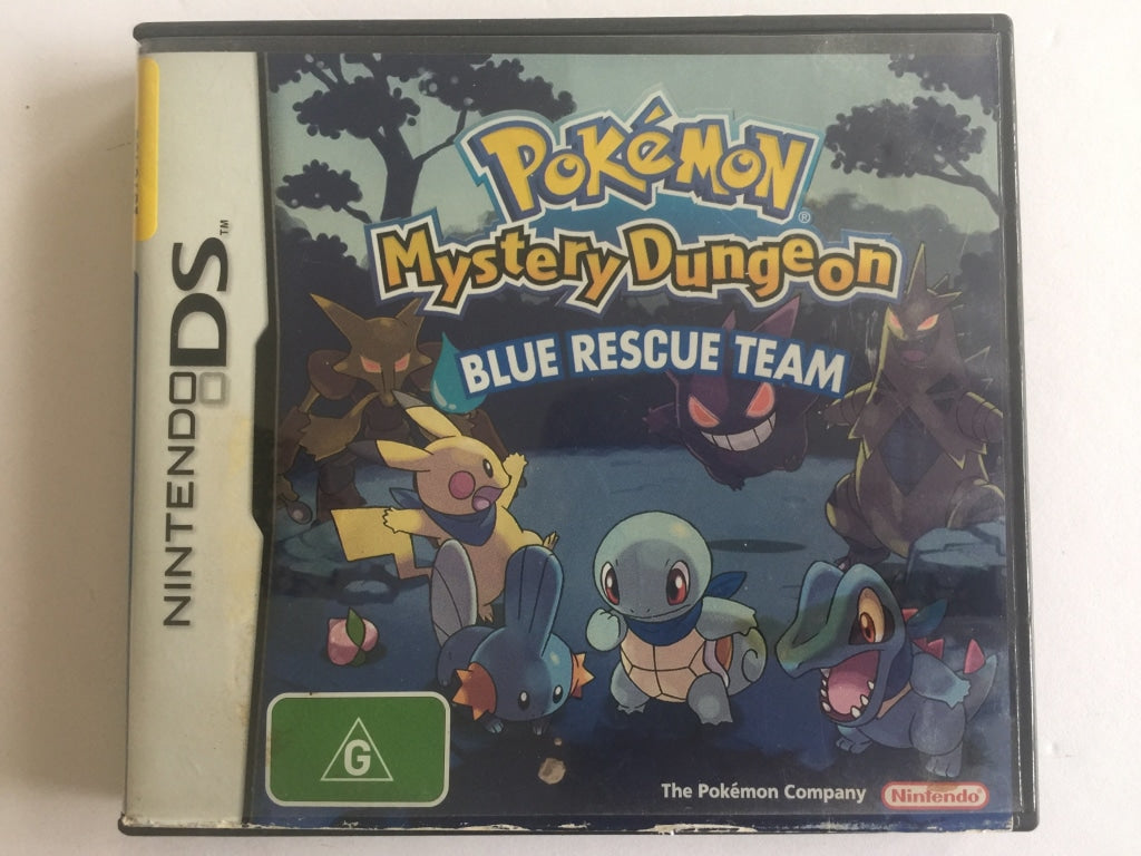 Pokemon Mystery Dungeon Blue Rescue Team Complete In Original Case