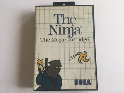 The Ninja master system. Boxed. Pal. Cib. Boîte+ jeu + notice The Ninja master system. Boxed. Pal. Cib. Boîte+ jeu + notice