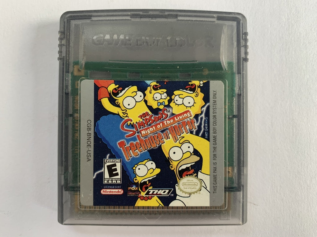 The Simpsons Night Of The Living Treehouse Of Horror Cartridge