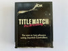 Title Match Pro Wrestling Cartridge
