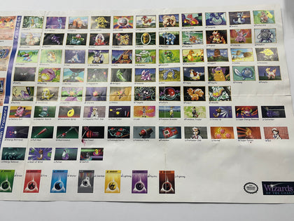 Pokemon Trading Card Game Arena Shadowless Play Mat/Poster