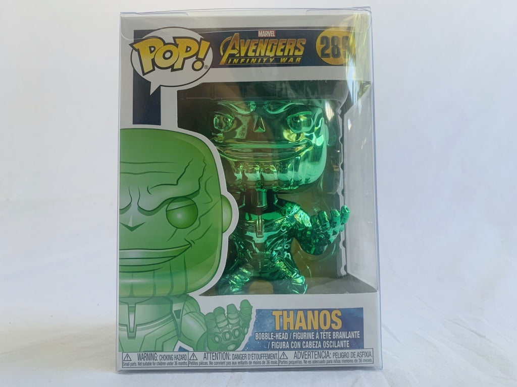 Marvel Avengers 3 Infinity War Green Chrome US Exclusive #289 Funko Pop Vinyl Figure [RS] Brand New & Sealed with Free Pop Protector