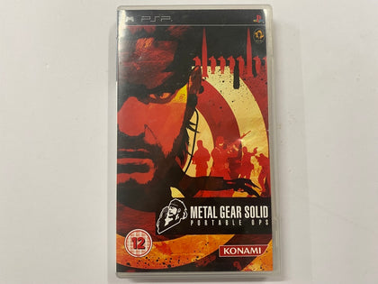 Metal Gear Solid Portable Ops Complete in Original Case