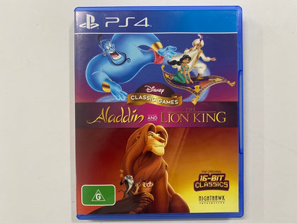 Disney Classics Games Aladdin and The Lion King Complete in Original Case