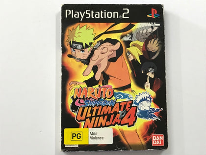 Naryto Shippuden Ultimate Ninja 4 Complete in Original Case with Outer Sleeve